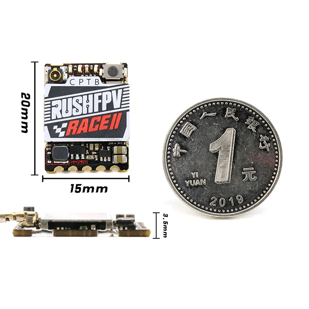 Émetteur vidéo VTX Rushfpv Rus - Fpv Drone Transmitter avis et prix